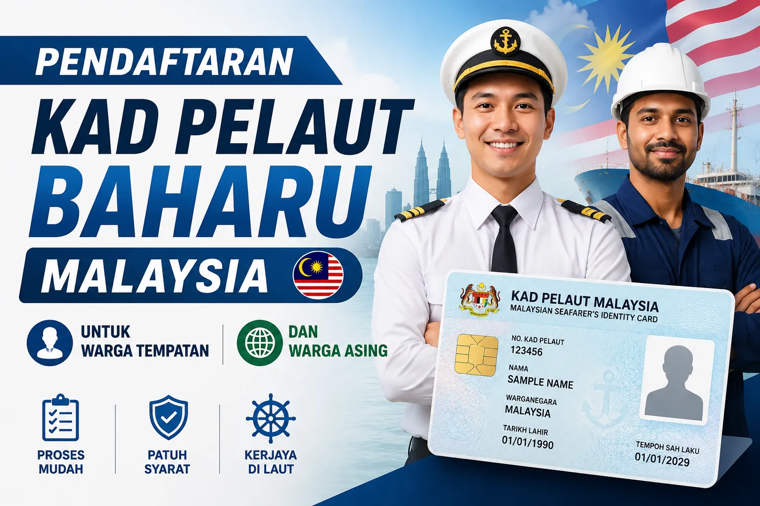 New Seafarer Card Registration in Malaysia for Local and Foreign Applicants